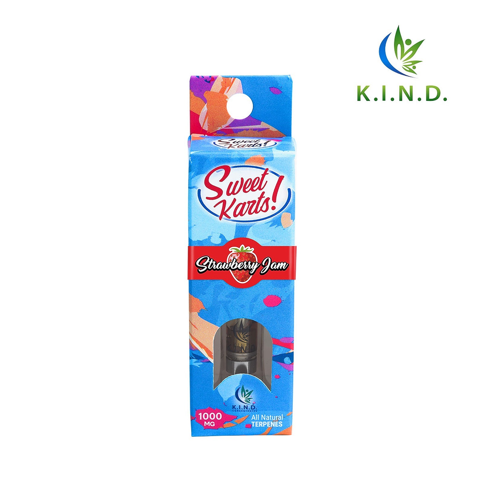 K.I.N.D. Concentrates K.I.N.D. Strawberry Jam Sweet Karts Cartridge 1000mg Leafly