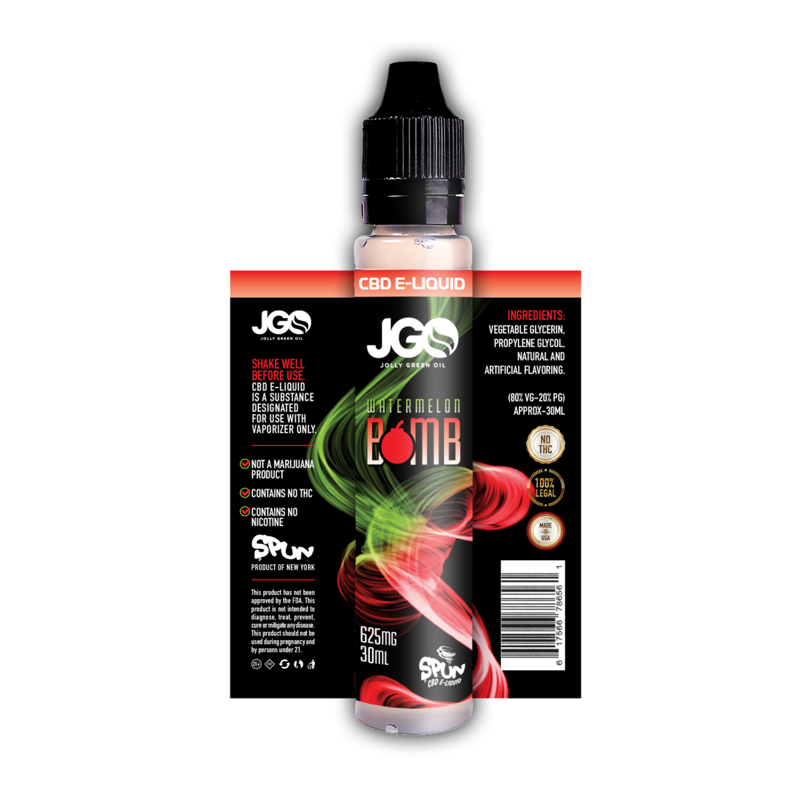 Jolly Green Oil: Watermelon Bomb 625MG CBD E-Liquid | Leafly Jolly Green Oil: Watermelon Bomb 625MG CBD E-Liquid | Leafly
