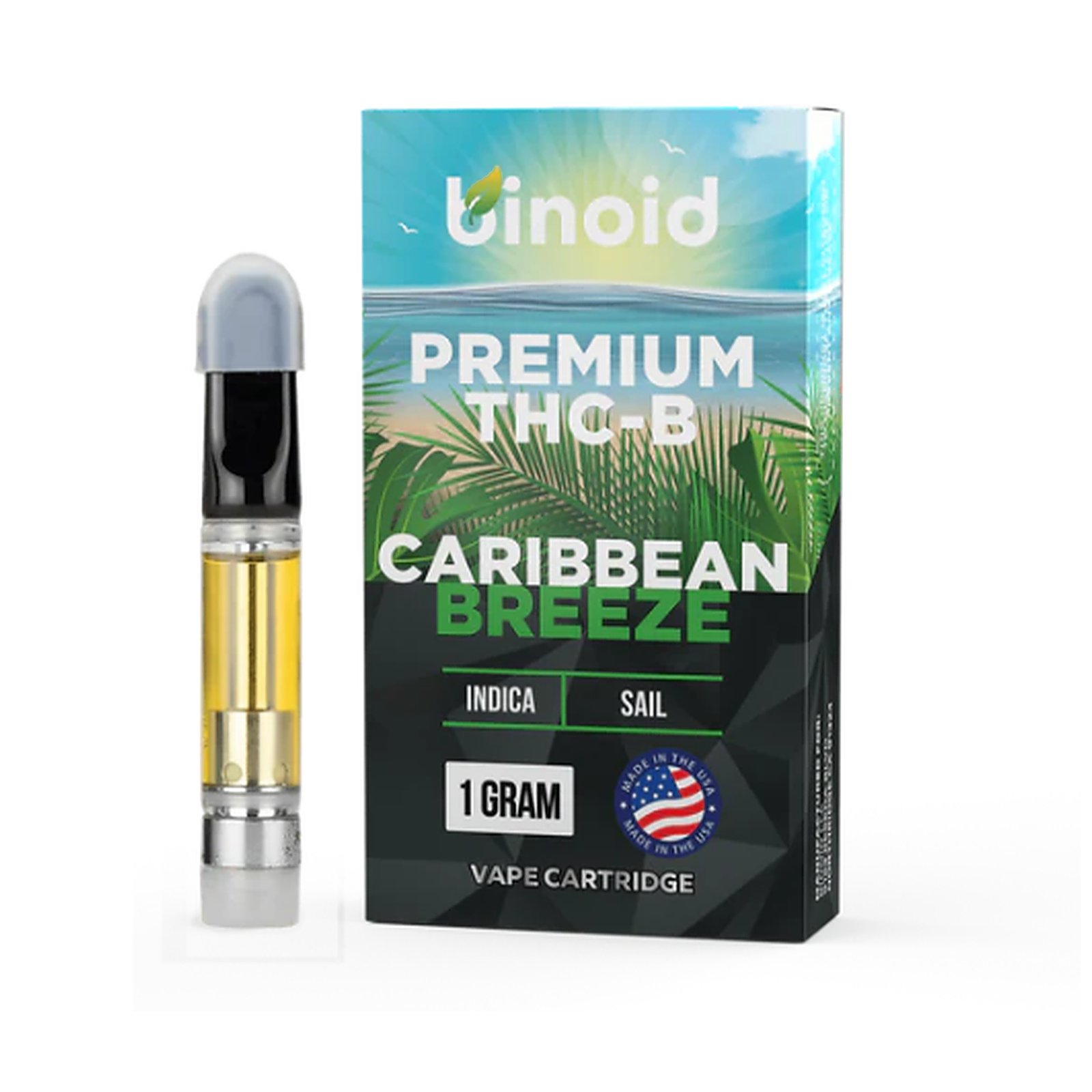 Binoid: THC-B Vape Cartridge - Caribbean Breeze | Leafly