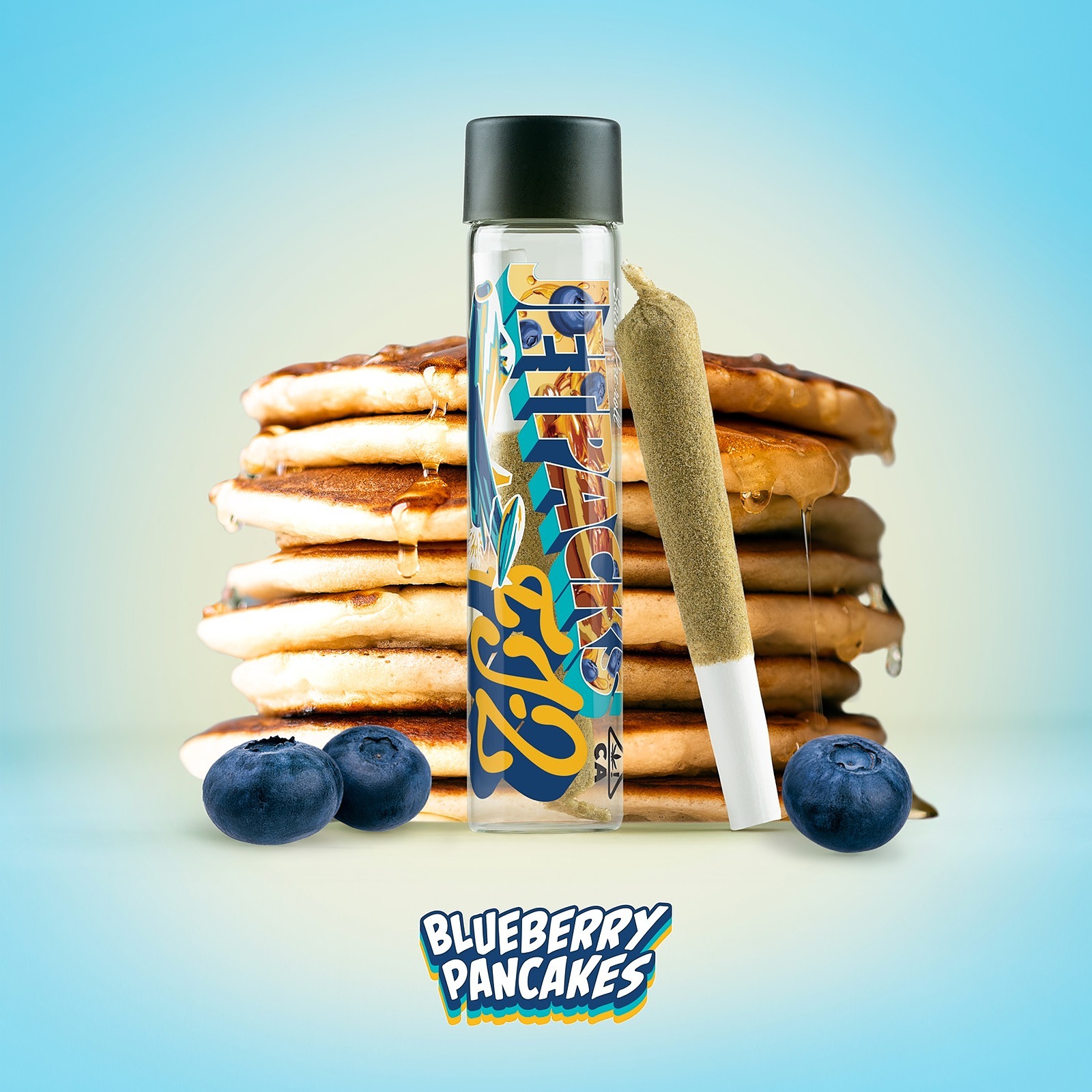 Jetpacks Blueberry Pancakes FJ2 (2G Infused, THCA Concentrate & Kief