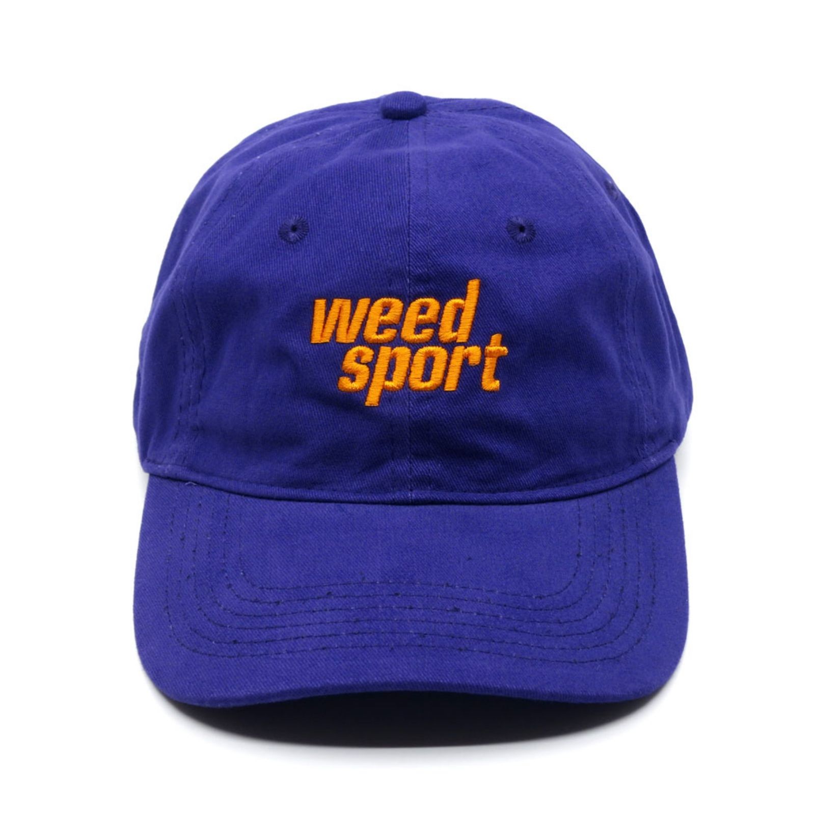 WeedSport Dad Cap (Purple / Orange) Leafly