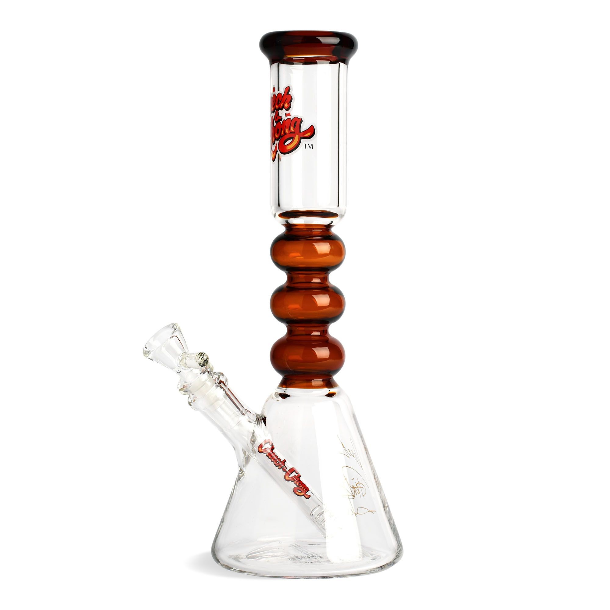 Cheech & Chong Glass Reefer Beaker Tube Bong Leafly