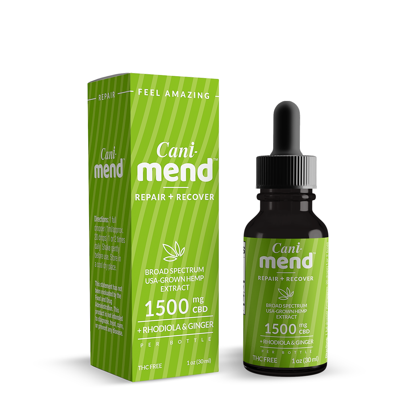 CaniBrands: Cani-Mend Broad Spectrum CBD Oil 1500