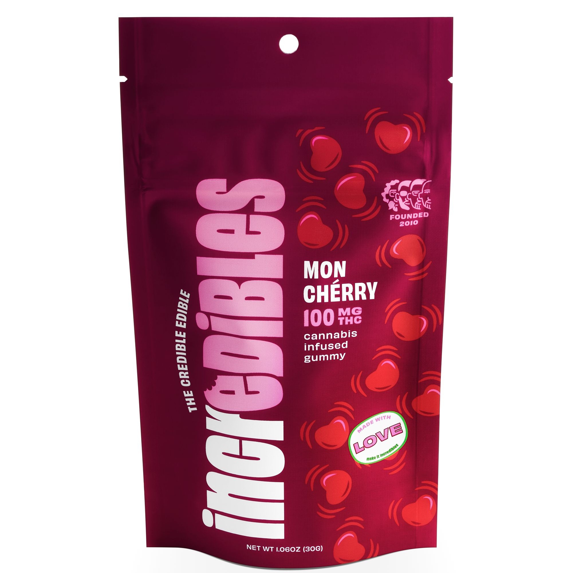 Incredibles Incredibles Mon Cherry Gummies 100mg Leafly 