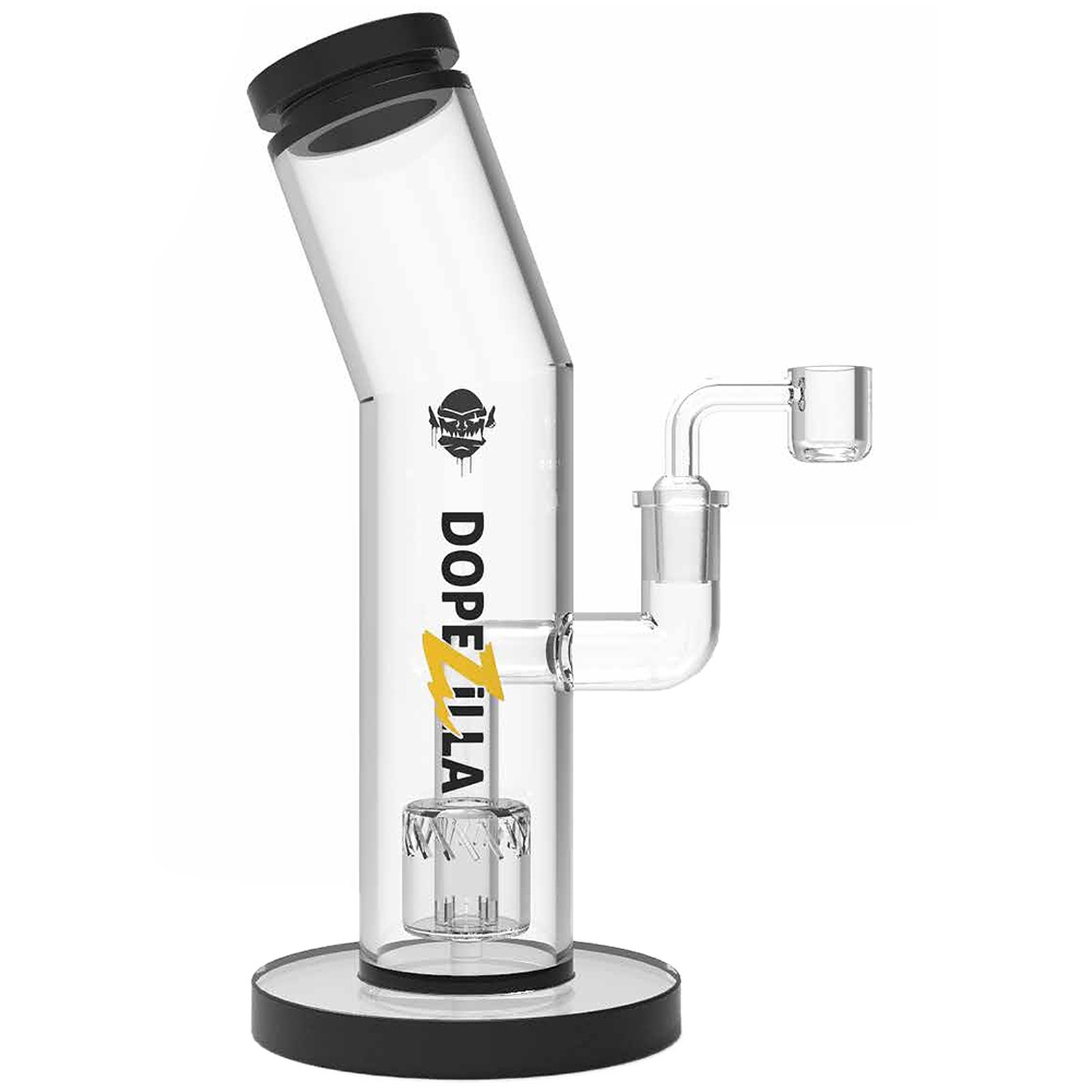 Waterbeds 'n' Stuff Dopezilla 10" Ogre Dab Rig Black Leafly