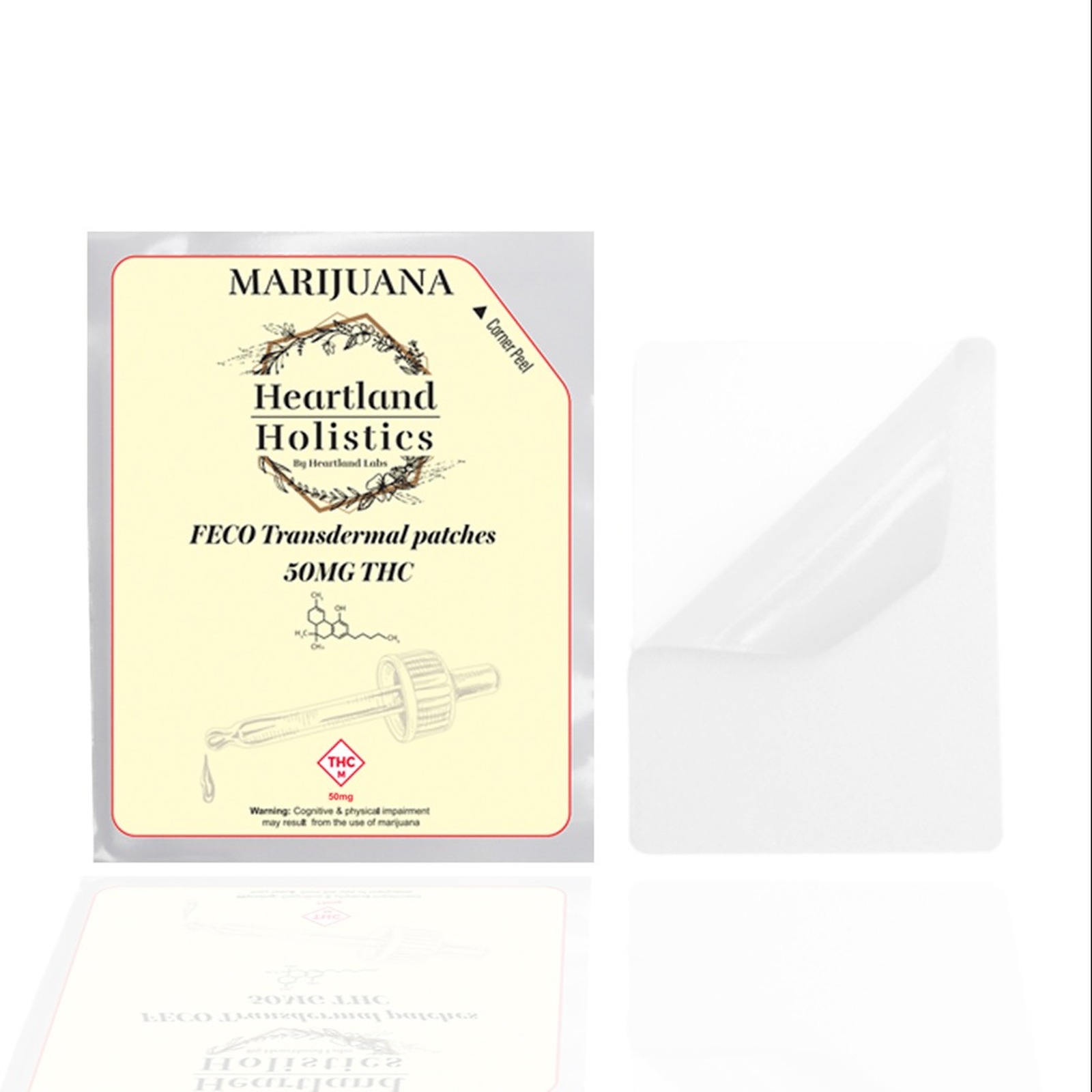 Heartland Labs 50mg FECO Transdermal Patch Leafly