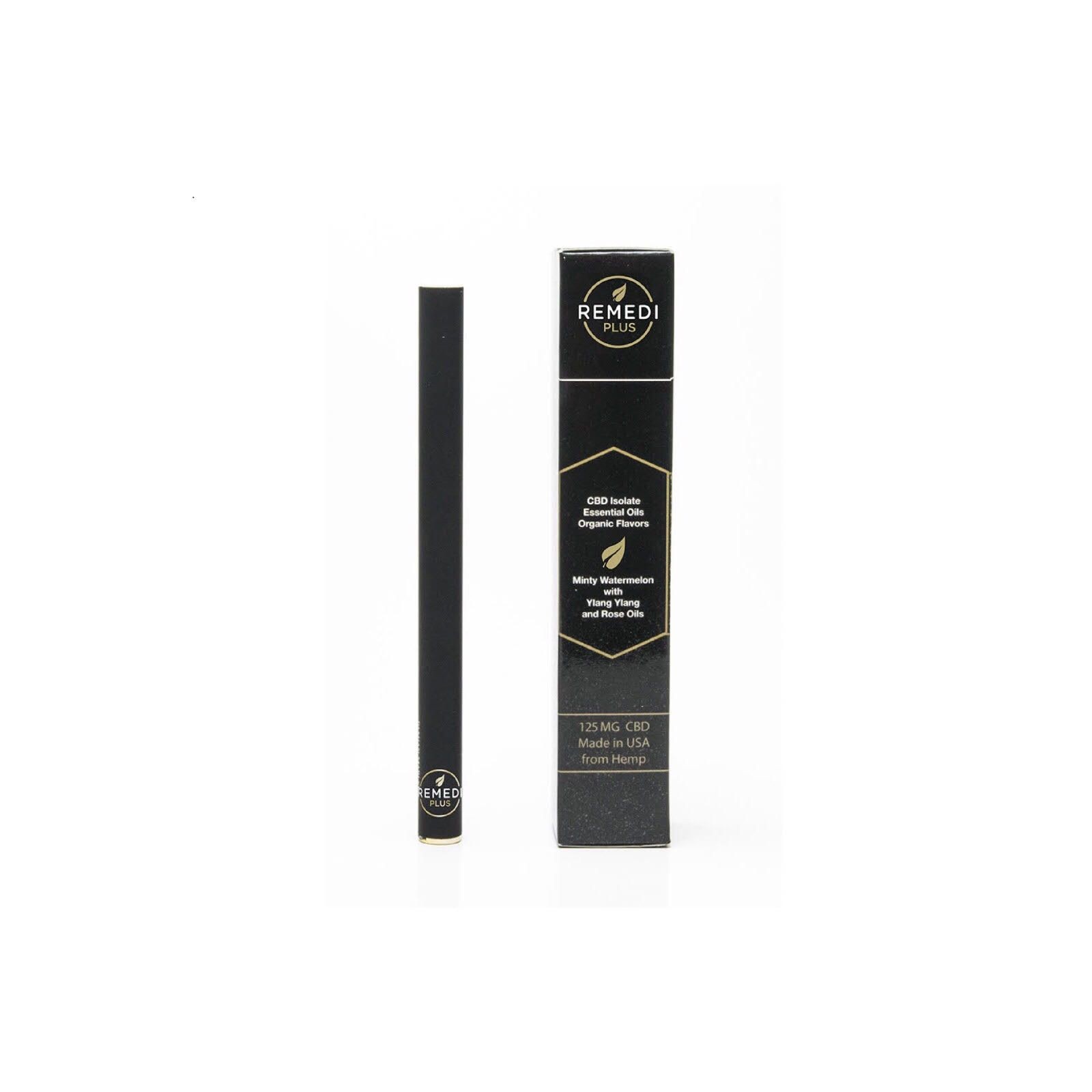 Remedi Plus: Remedi CBD Essential Black Vape Pen - 125mg | Leafly
