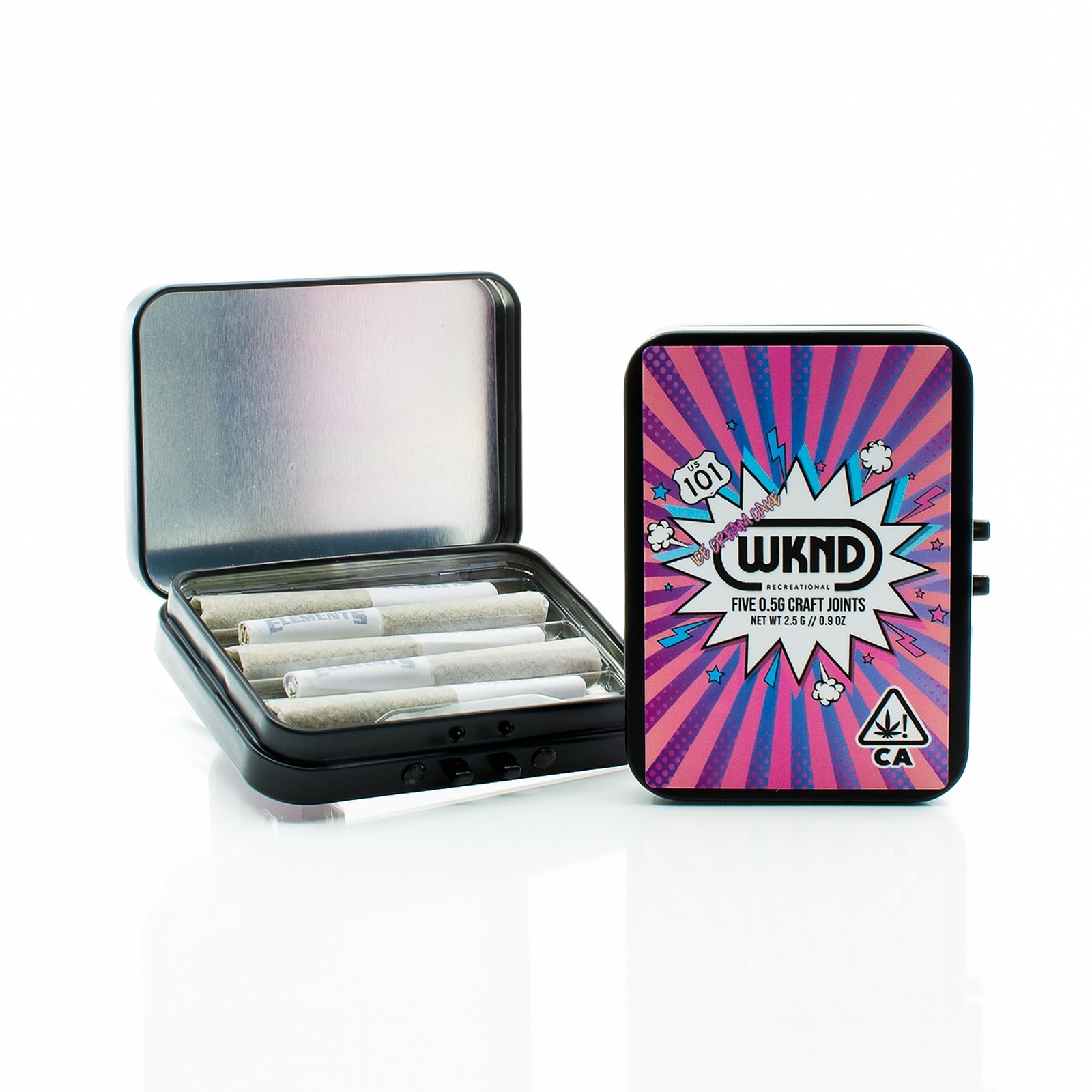 WKND Recreational Ice Cream Cake Prerolls .5g 5pk Leafly