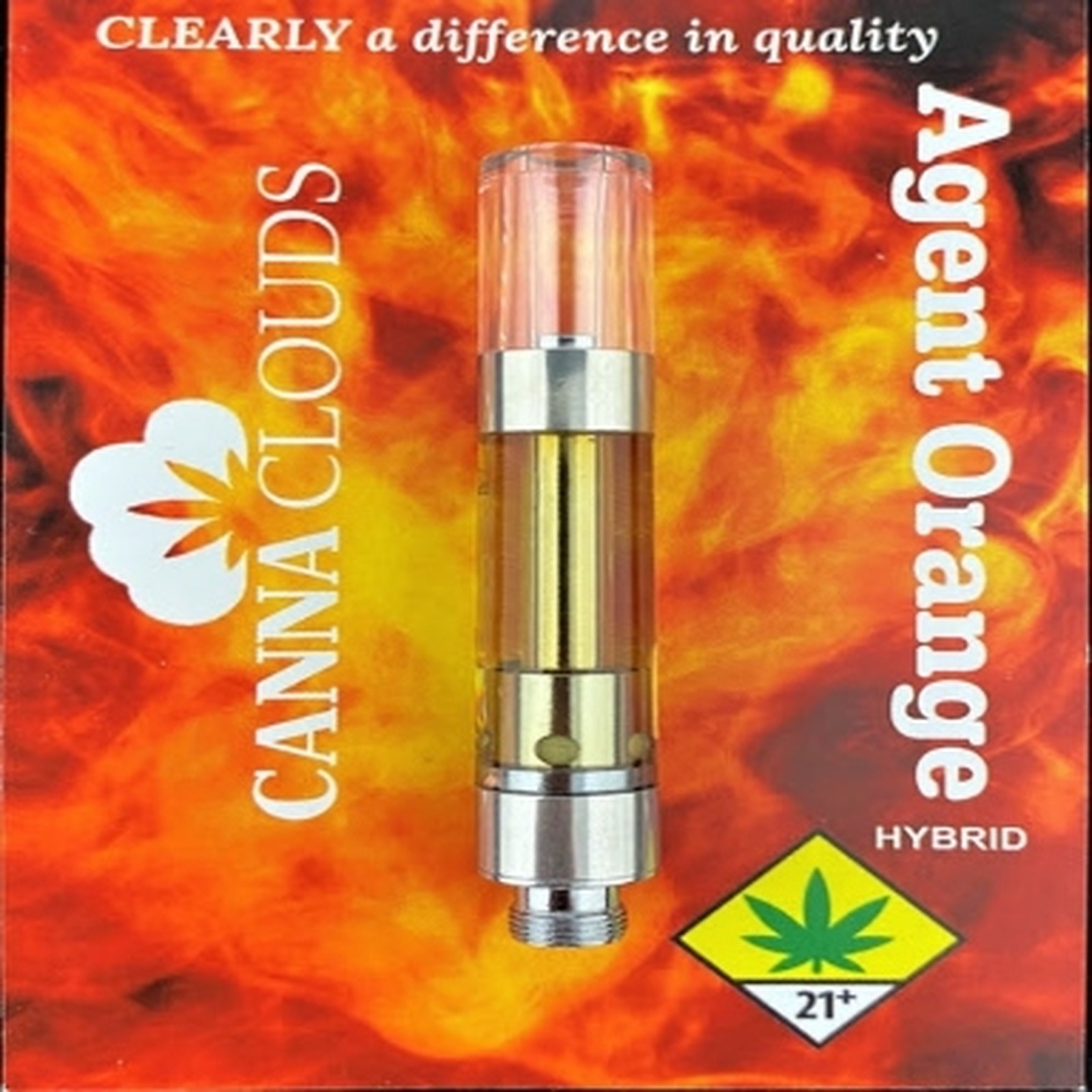 Canna Clouds Agent Orange Cartridge Leafly