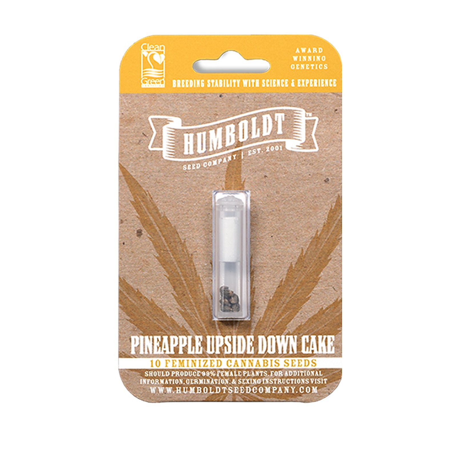 Humboldt Seed Company Pineapple Upside Down Cake Feminized Seeds 10