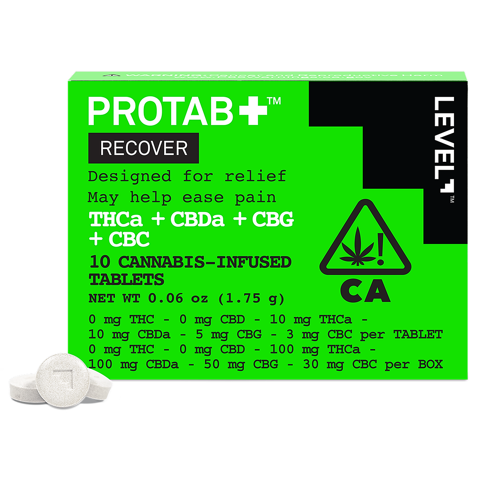 LEVEL: Protab+ Recover Tablets