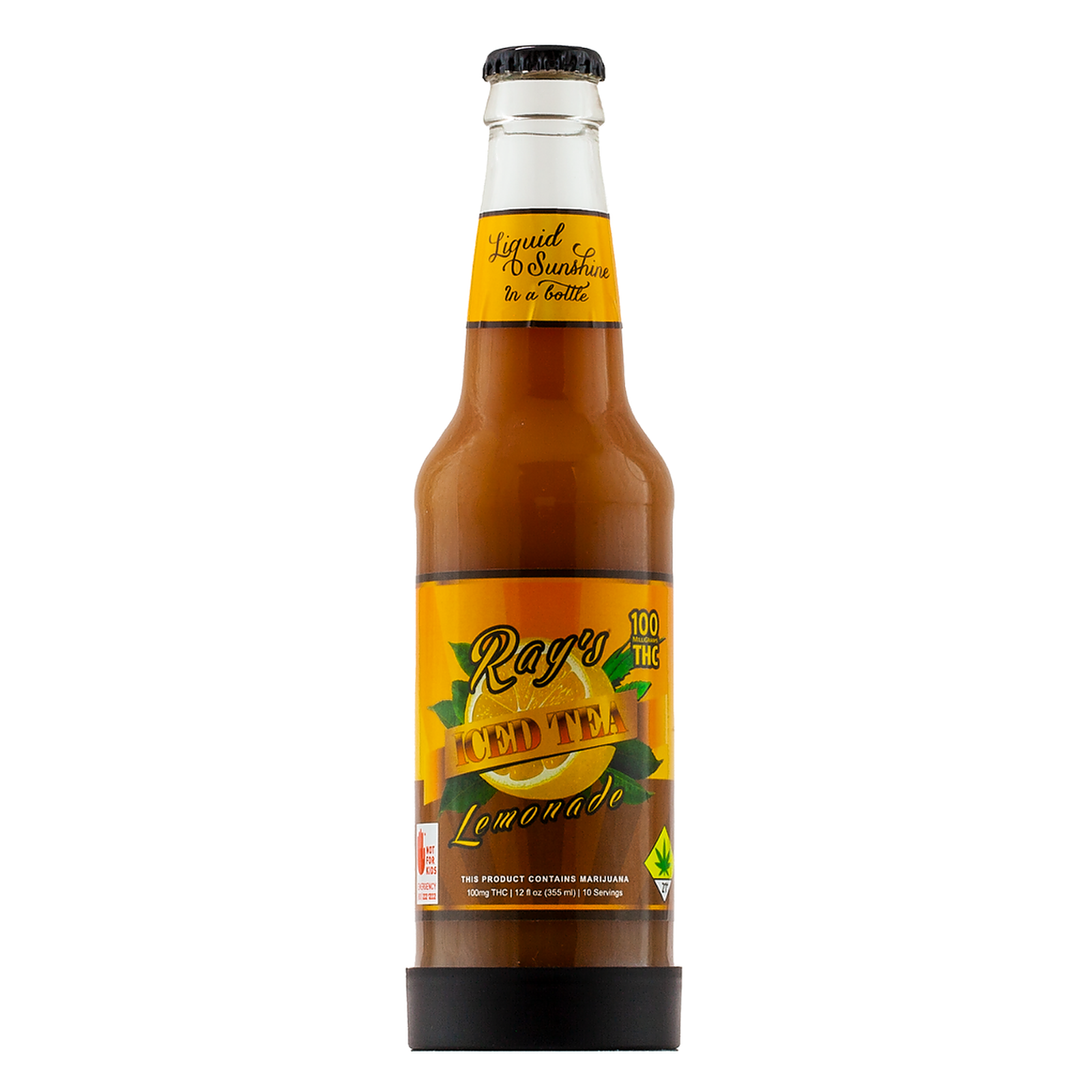 Ray's Lemonade: Iced Tea Lemonade 100 mg THC | Leafly