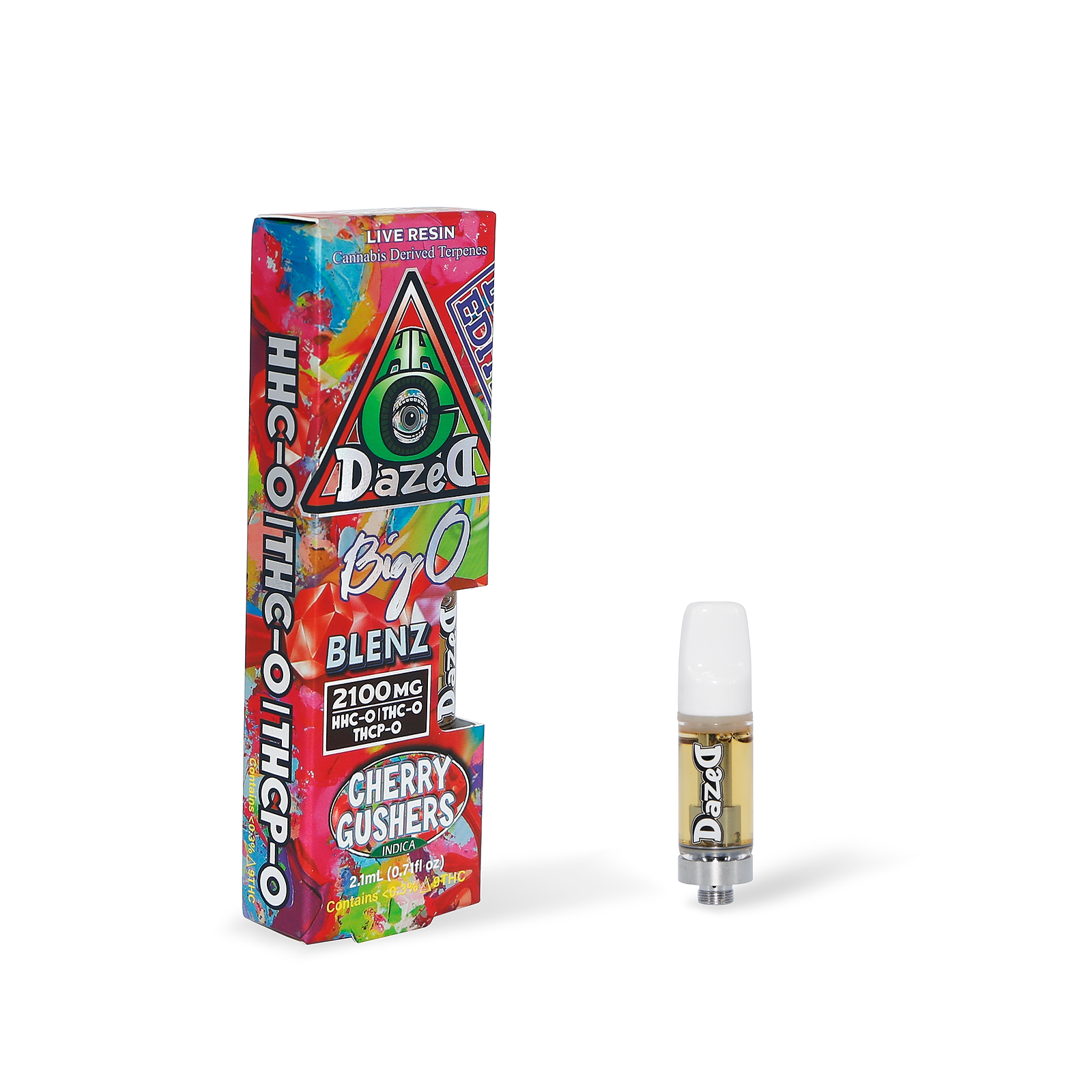 DazeD8: Cherry Gushers Big O (HHC-O, THC-O, THCP-O) Blenz Live Resin ...