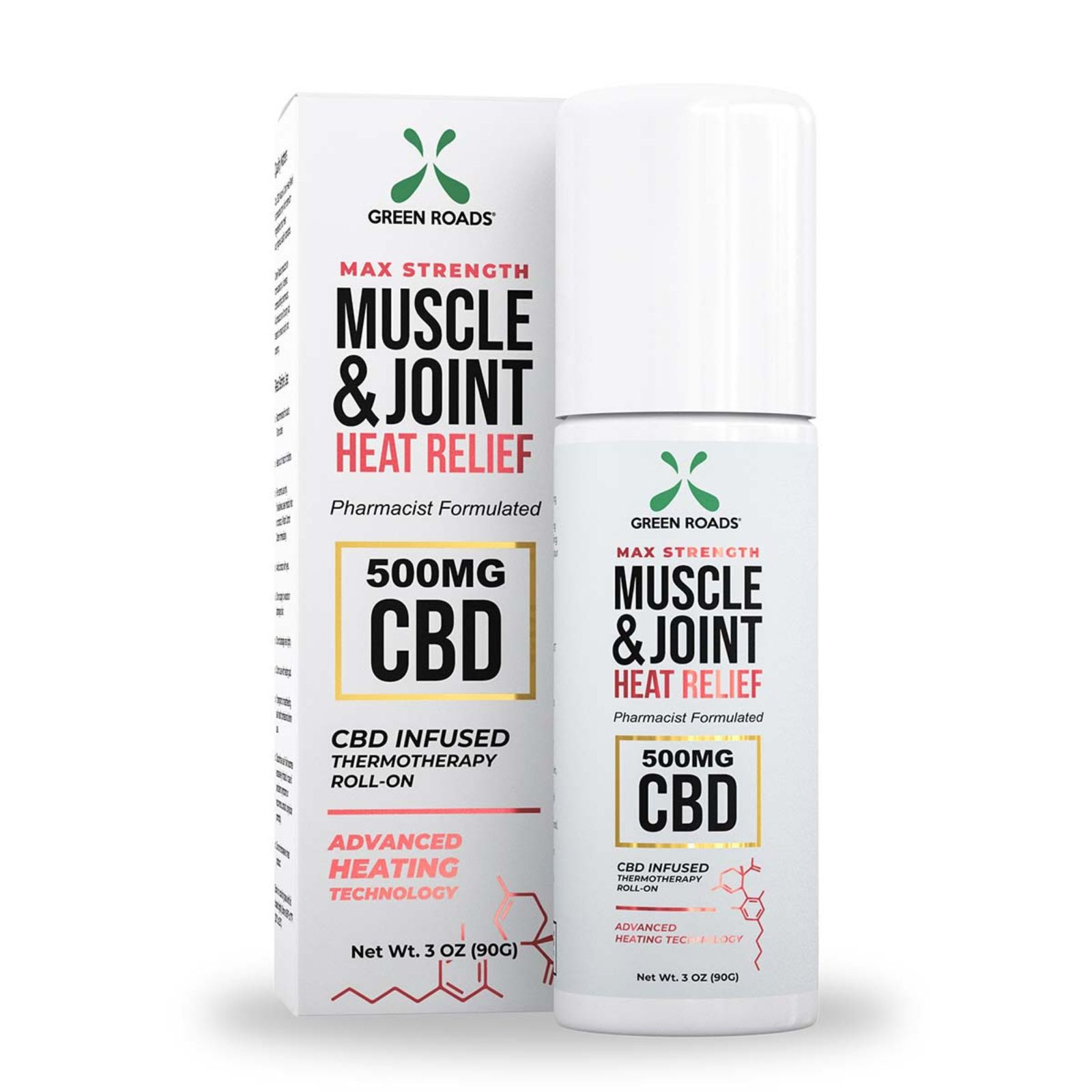 Green Roads Cbd Muscle Joint Heat Relief 350mg Leafly