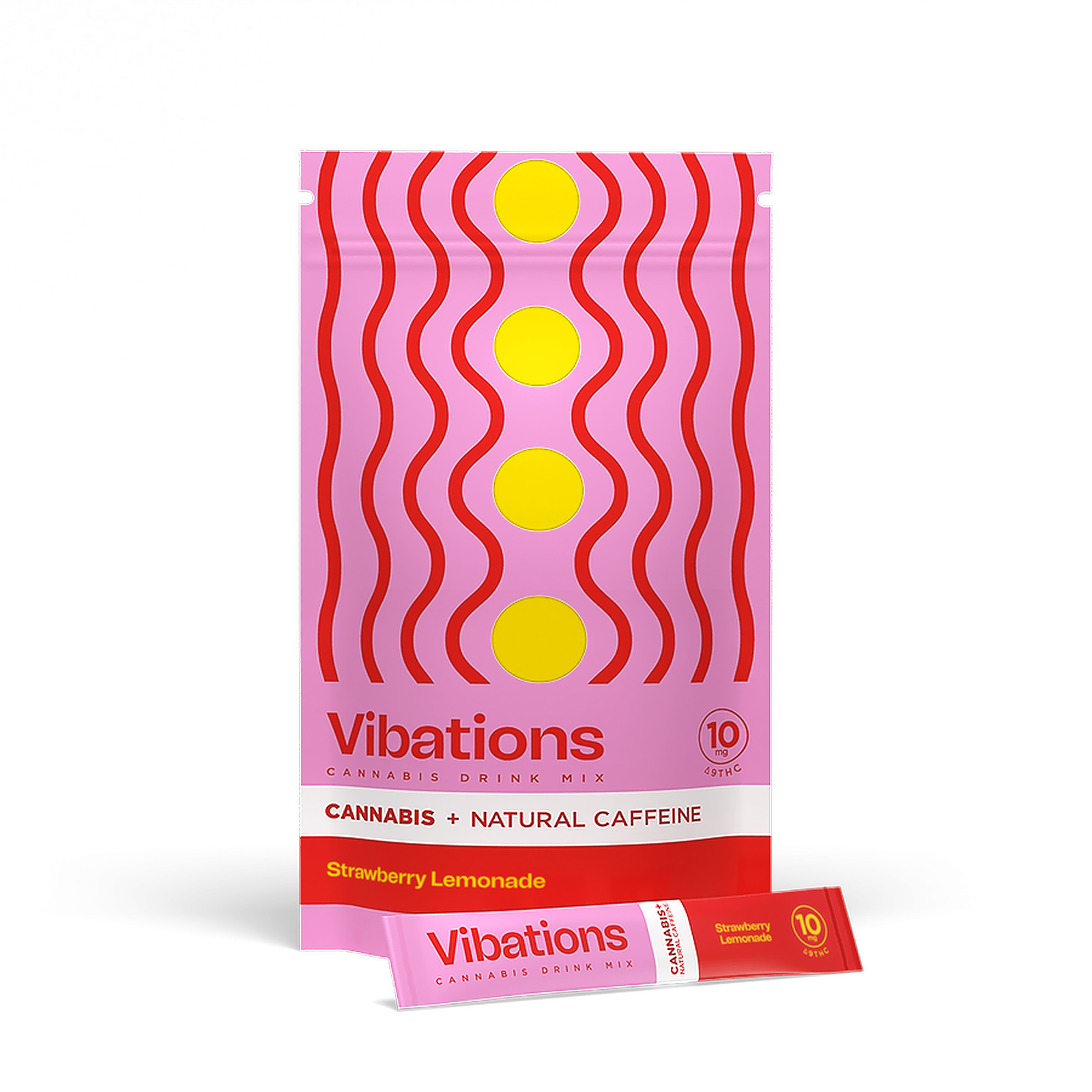 Vibations Strawberry Lemonade Drink Mix 10mg Each 100mg Total Leafly