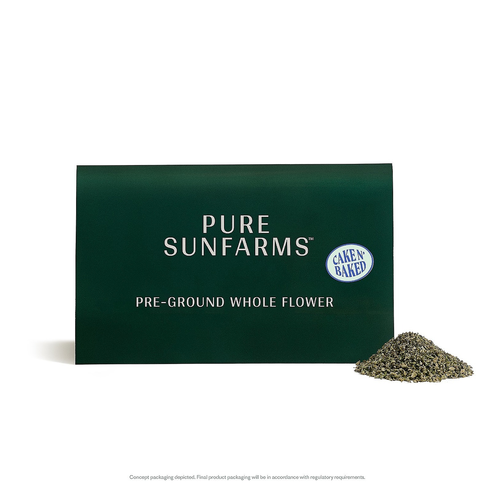 Pure Sunfarms Cake N Baked PreGround Flower Leafly