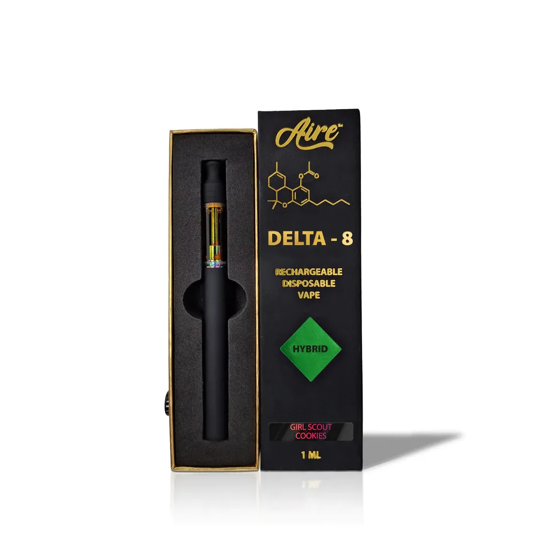 Aire Hemp Free Shipping Girl Scout Cookies Vape Pen, Hybrid, Delta 8