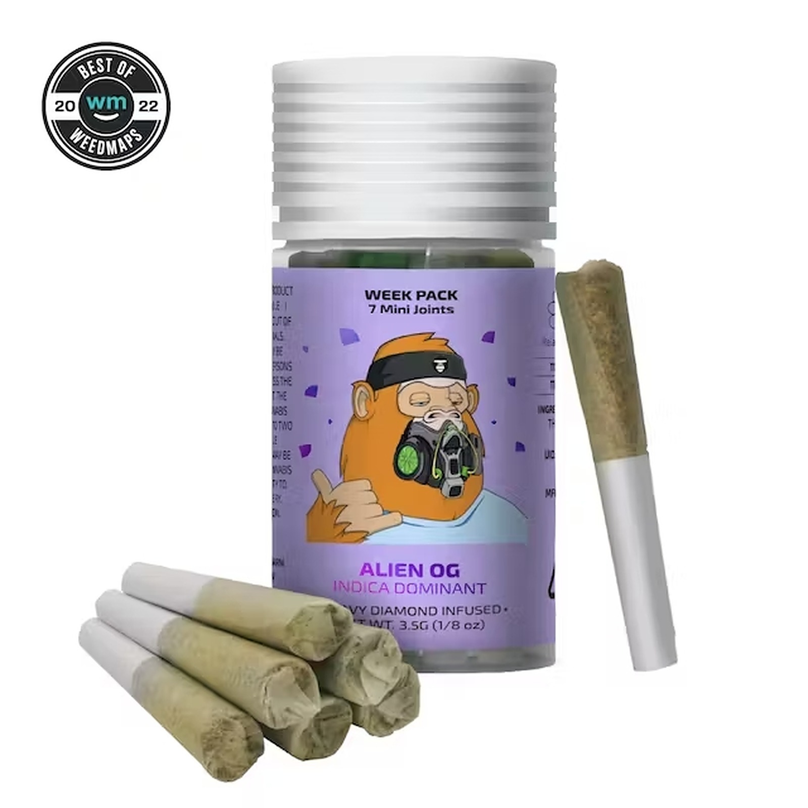 Magic Eye - 7 Diamond Infused Mini Joints (Indica)