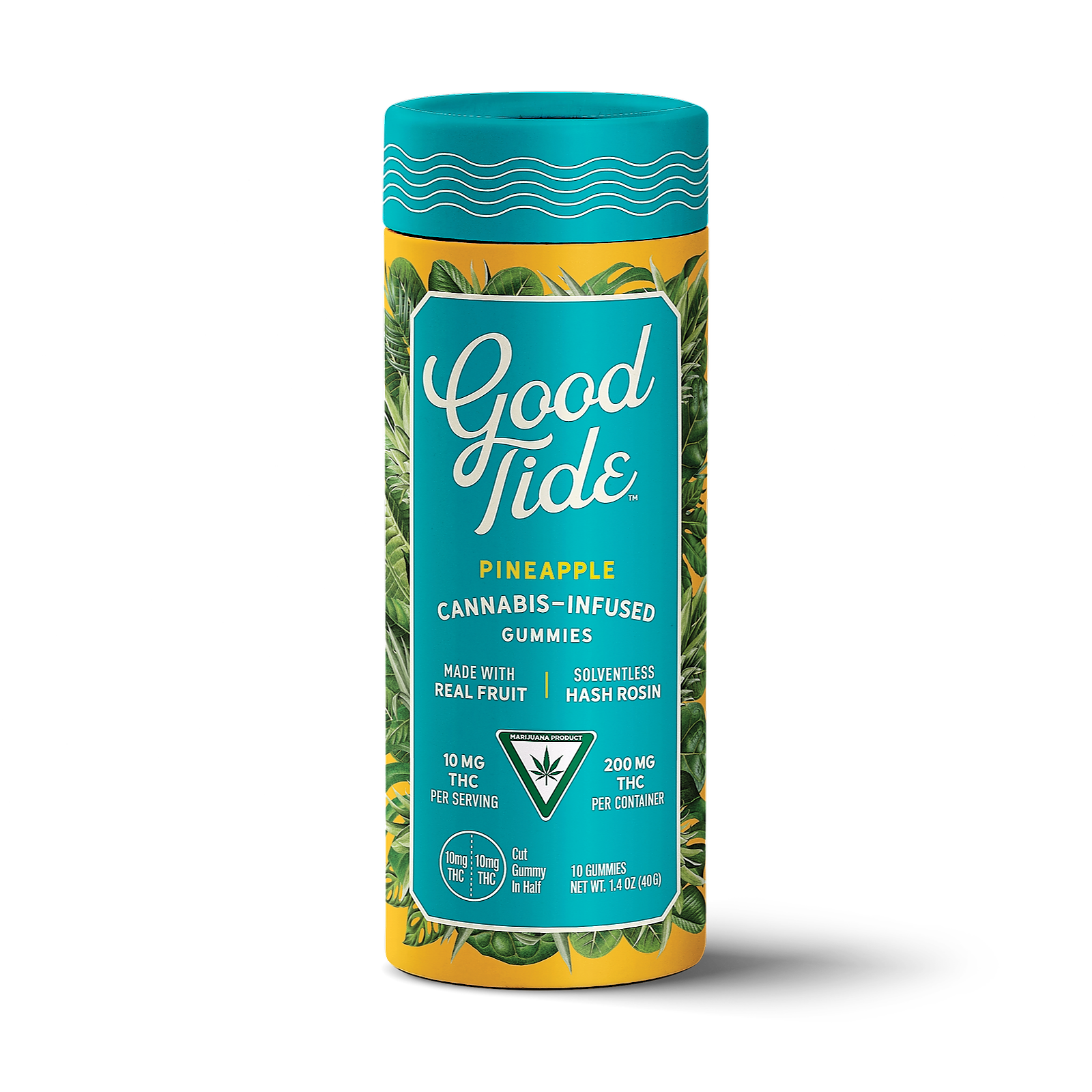 Wyld: Pineapple Solventless Hash Rosin Gummies | 200mg | Leafly