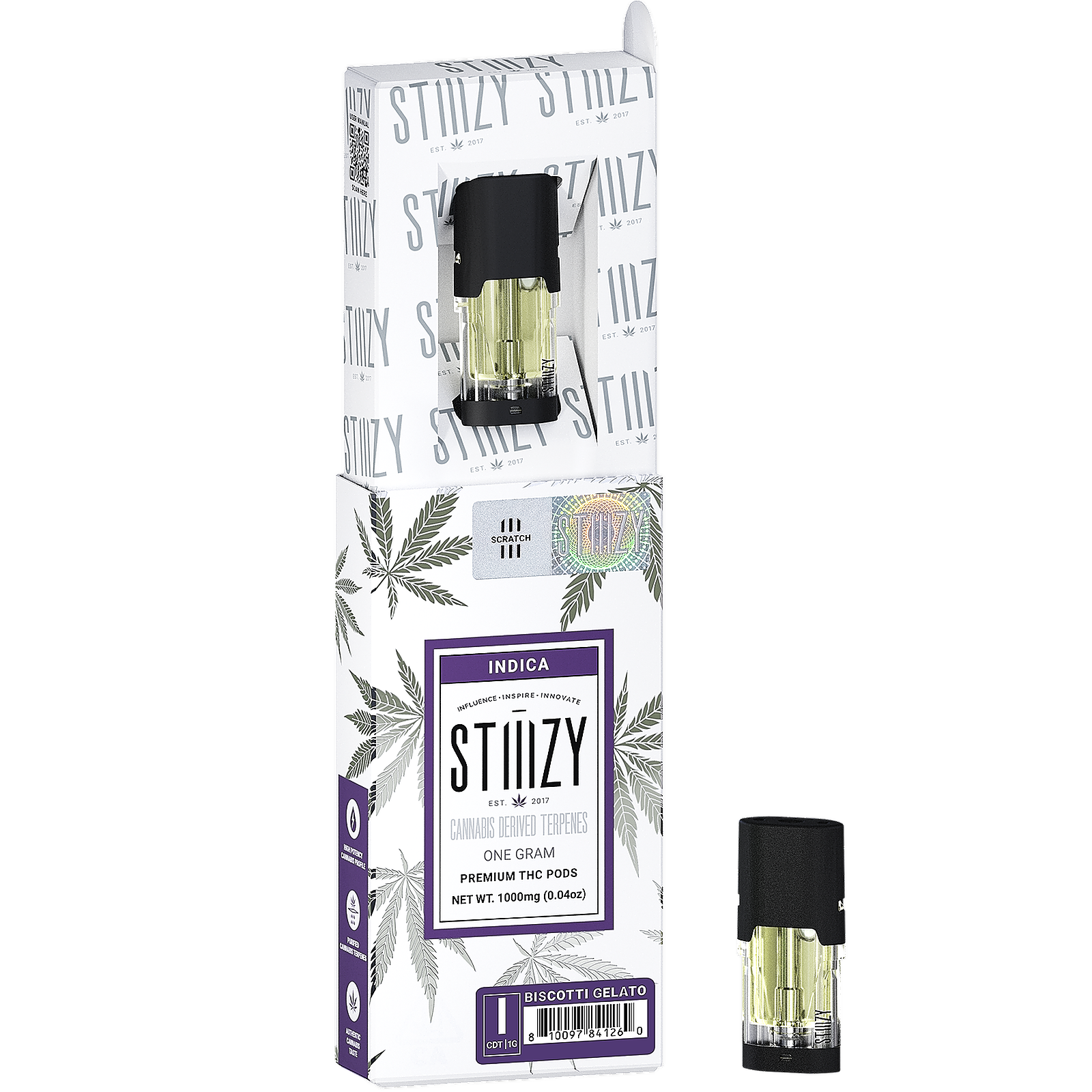STIIIZY BISCOTTI GELATO CANNABIS DERIVED TERPENES POD 1G Leafly