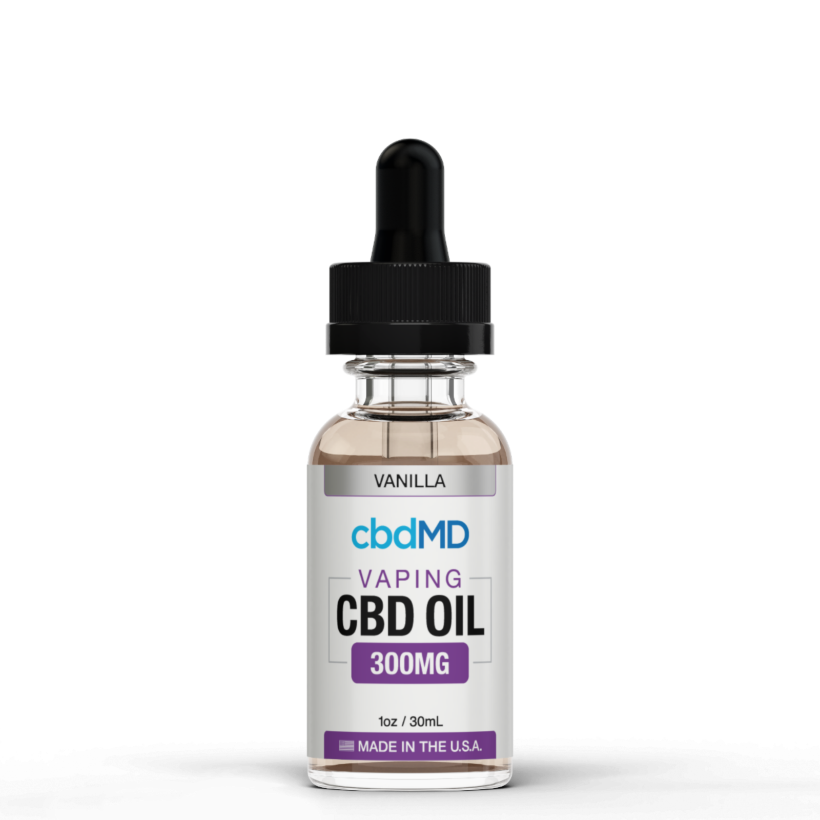 CBD Vape Oil 30mL Vanilla 300mg | Leafly