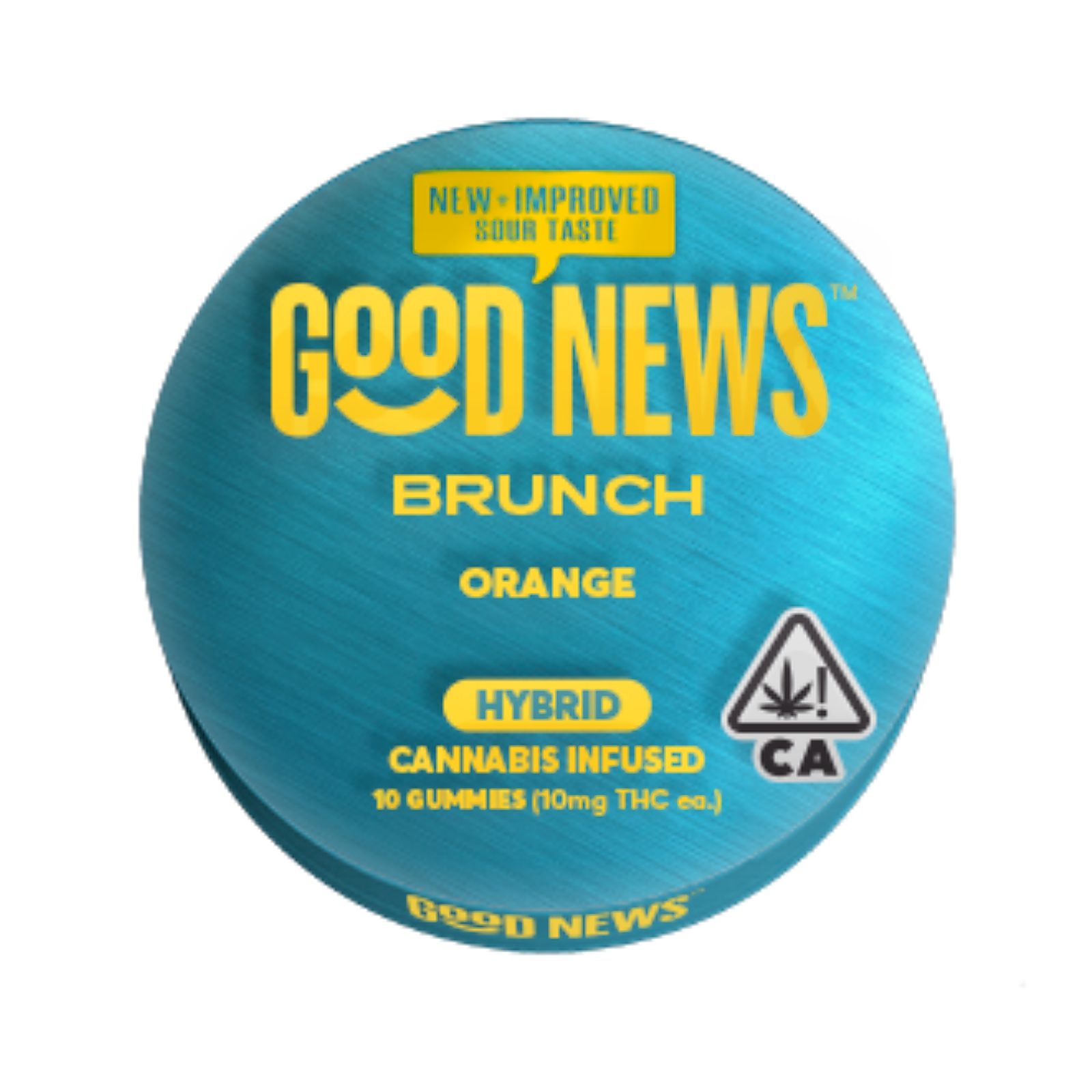 Good News Brunch Orange Sour Gummies Leafly