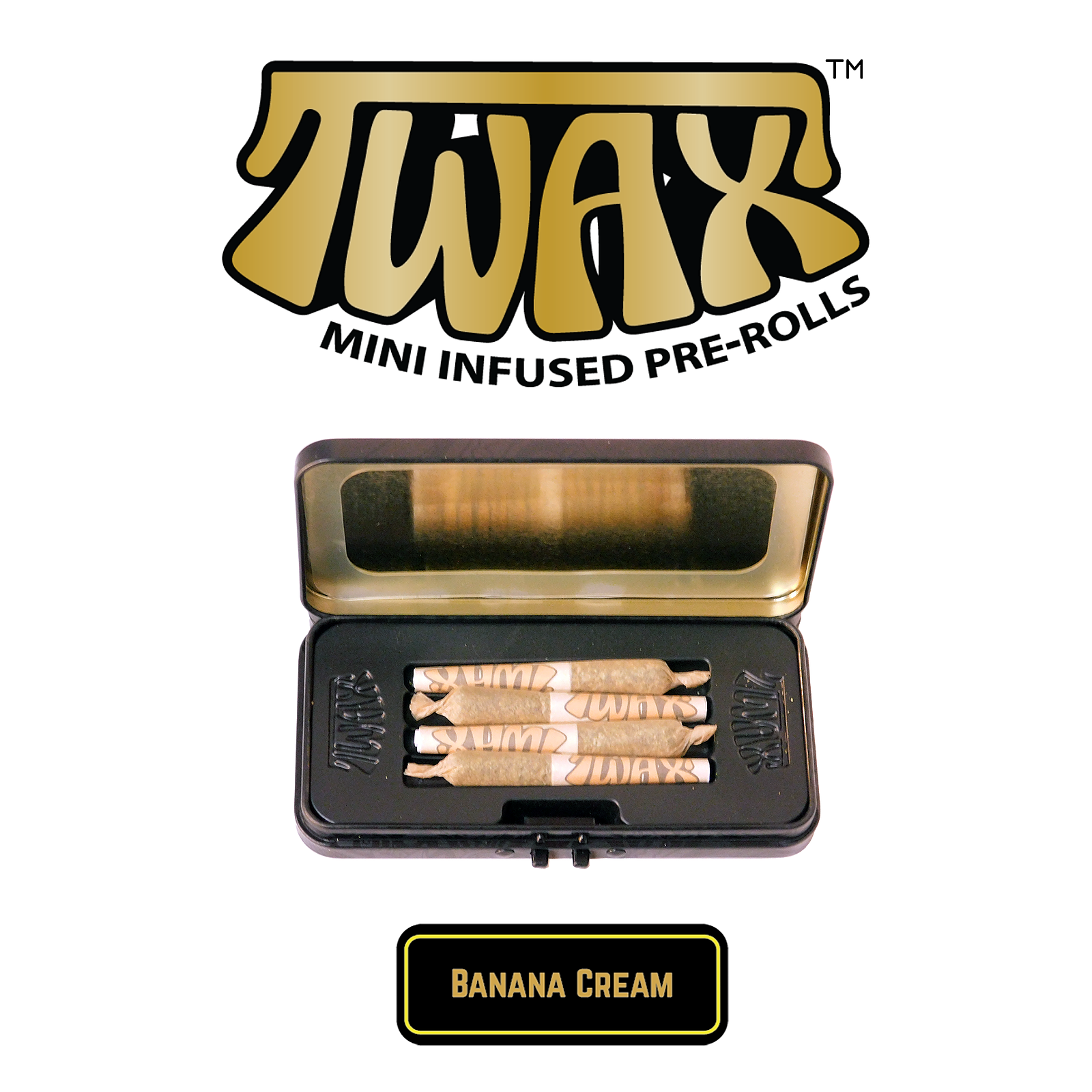 The Clear The Clear TWAX Mini Infused Prerolls 2g Banana Cream Leafly