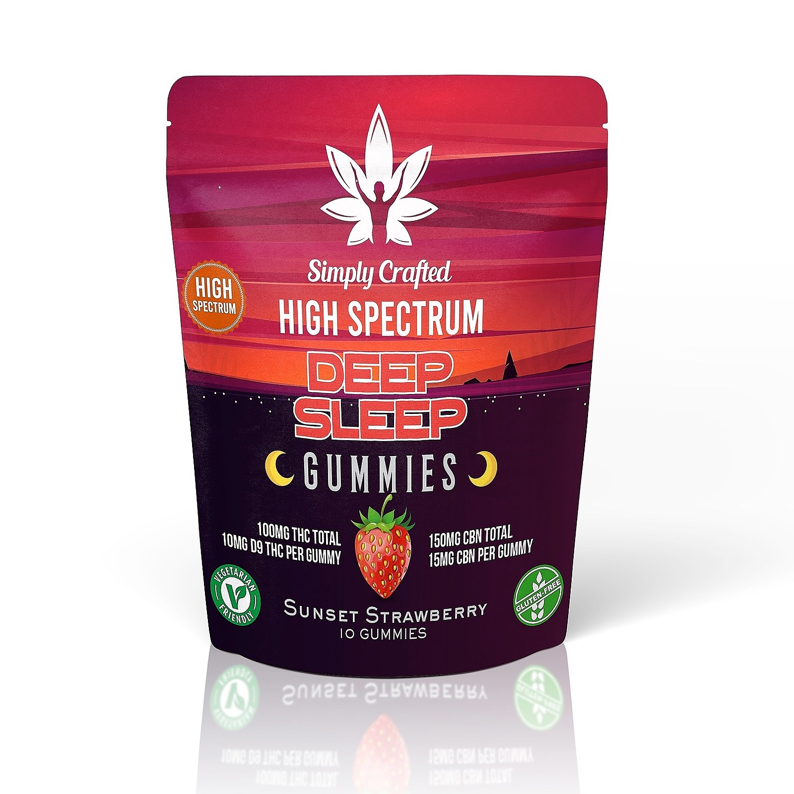 Simply Crafted | 25% OFF With Code LEAFLY: THC + CBN Deep Sleep Gummies ...