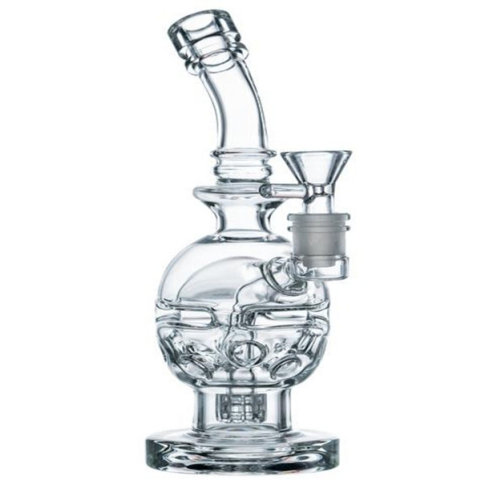 Nameless Glass Heavy Mini Bong with Matrix Perc - 7 – SVI